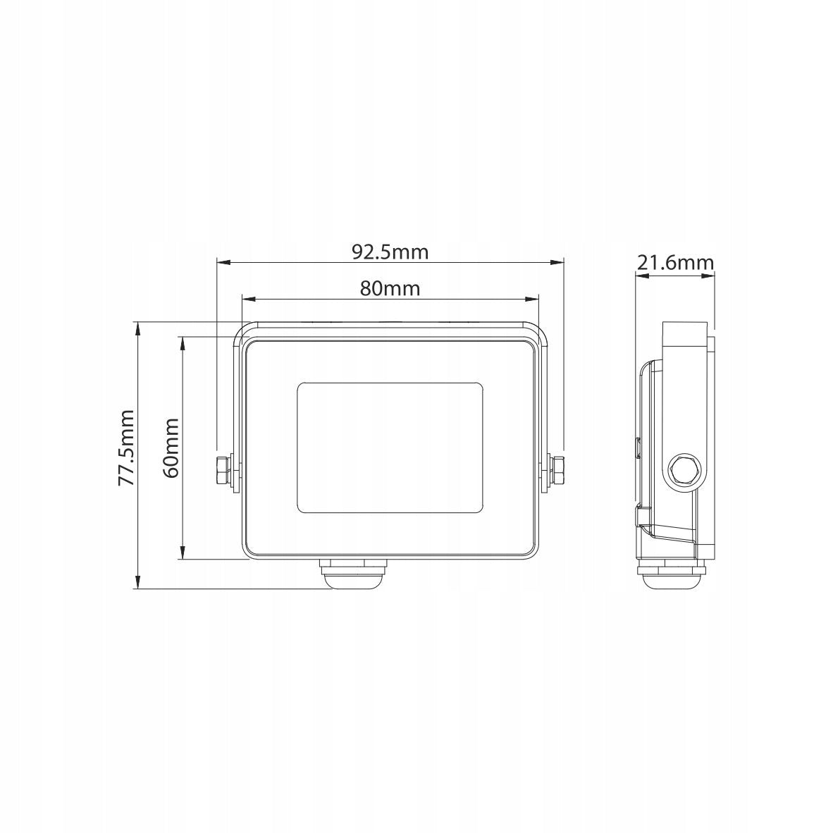 Eco Light Floodlight LED 10W 4000K 900lm PIR IP65 Manufacturer code EC79863