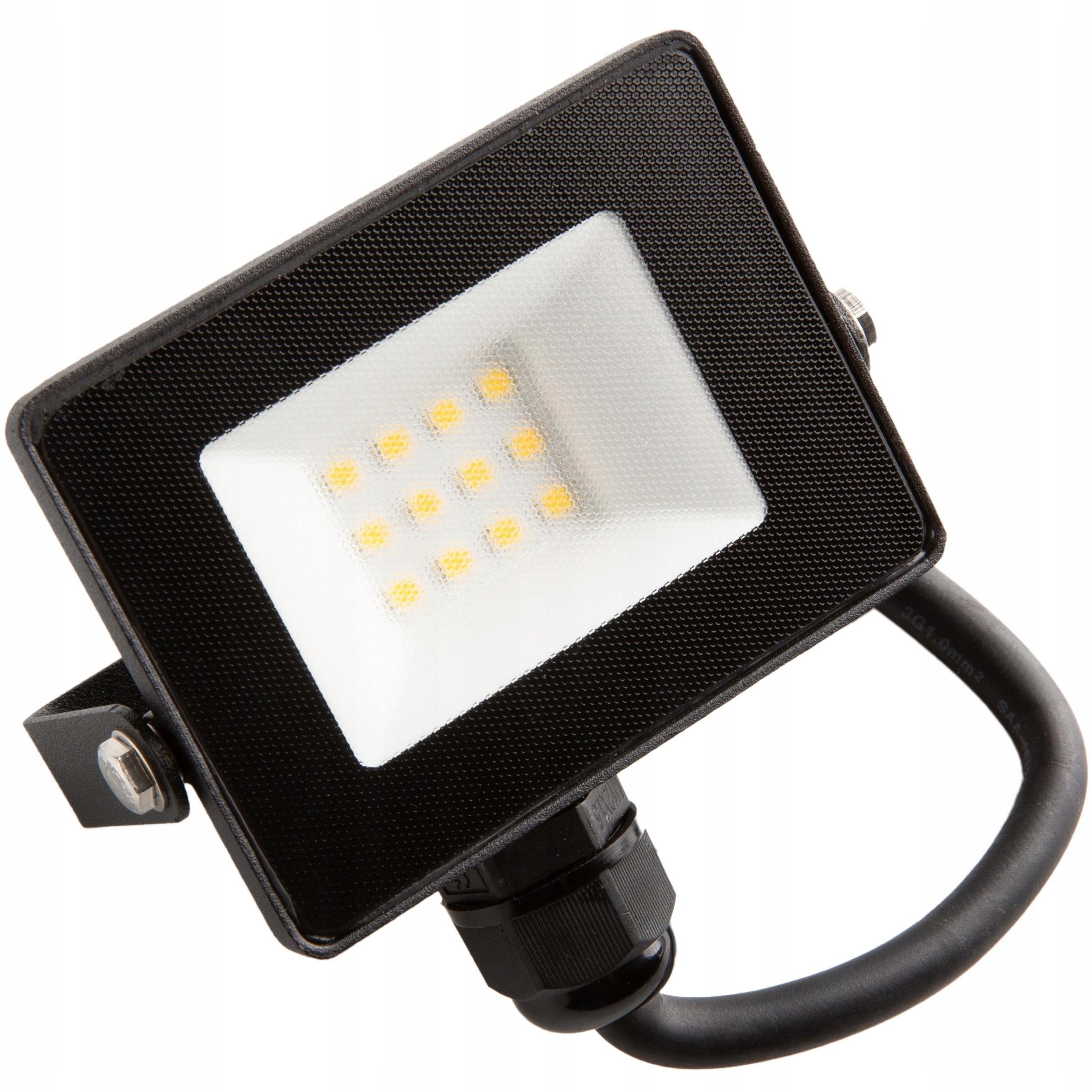 Eco Light Floodlight LED 10W 4000K 900lm PIR IP65