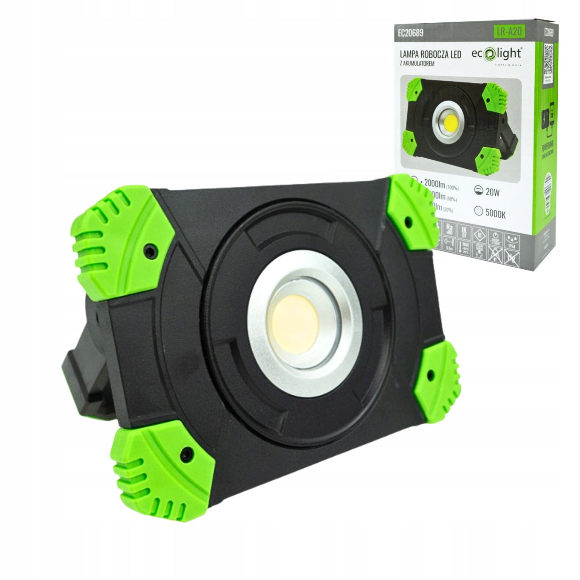 Eco Light LED Work Light With 20W Battery LR-A20 5000K