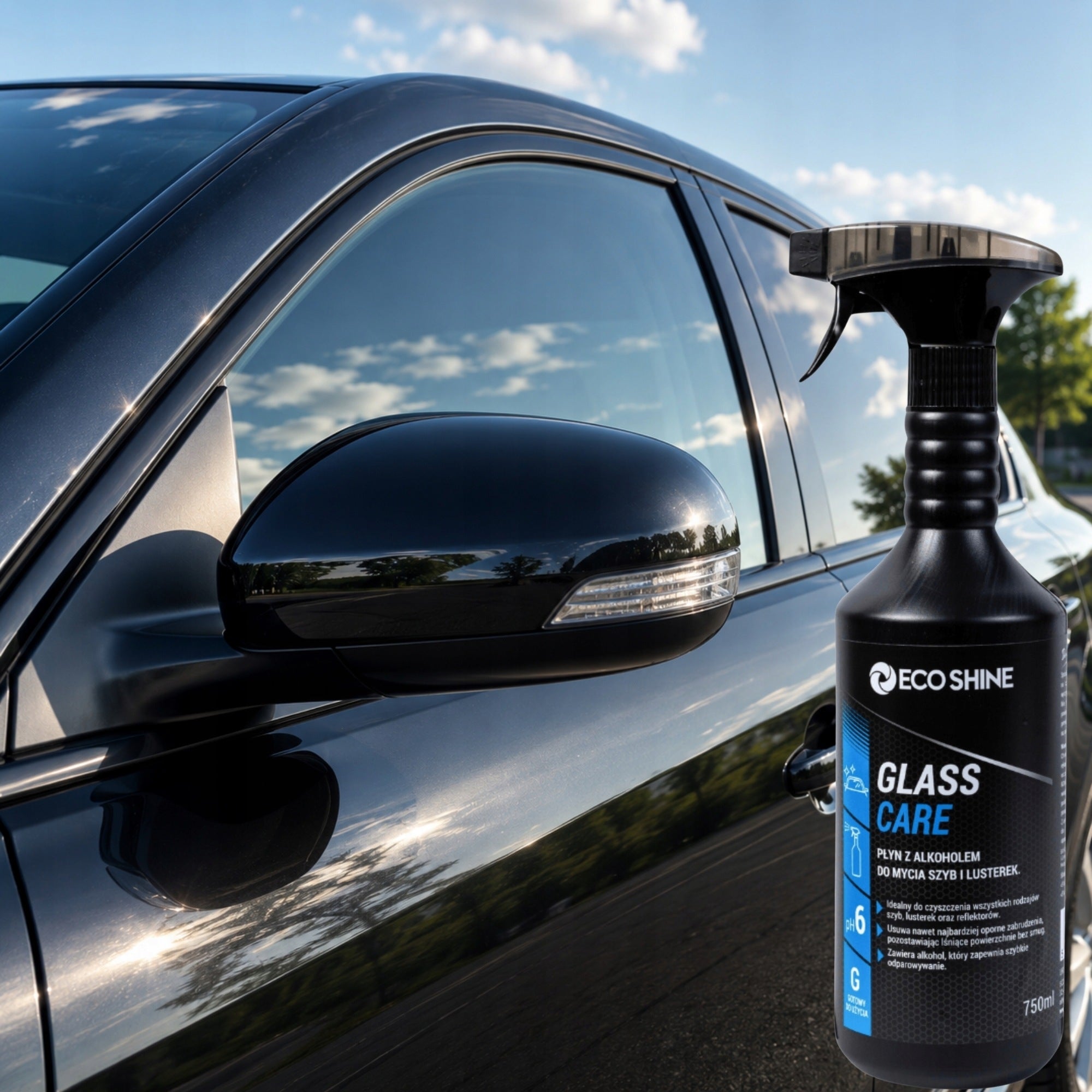 Eco Shine GLASS CARE 750 ml – liquid for car windows without streaks Manufacturer's catalog number 7781