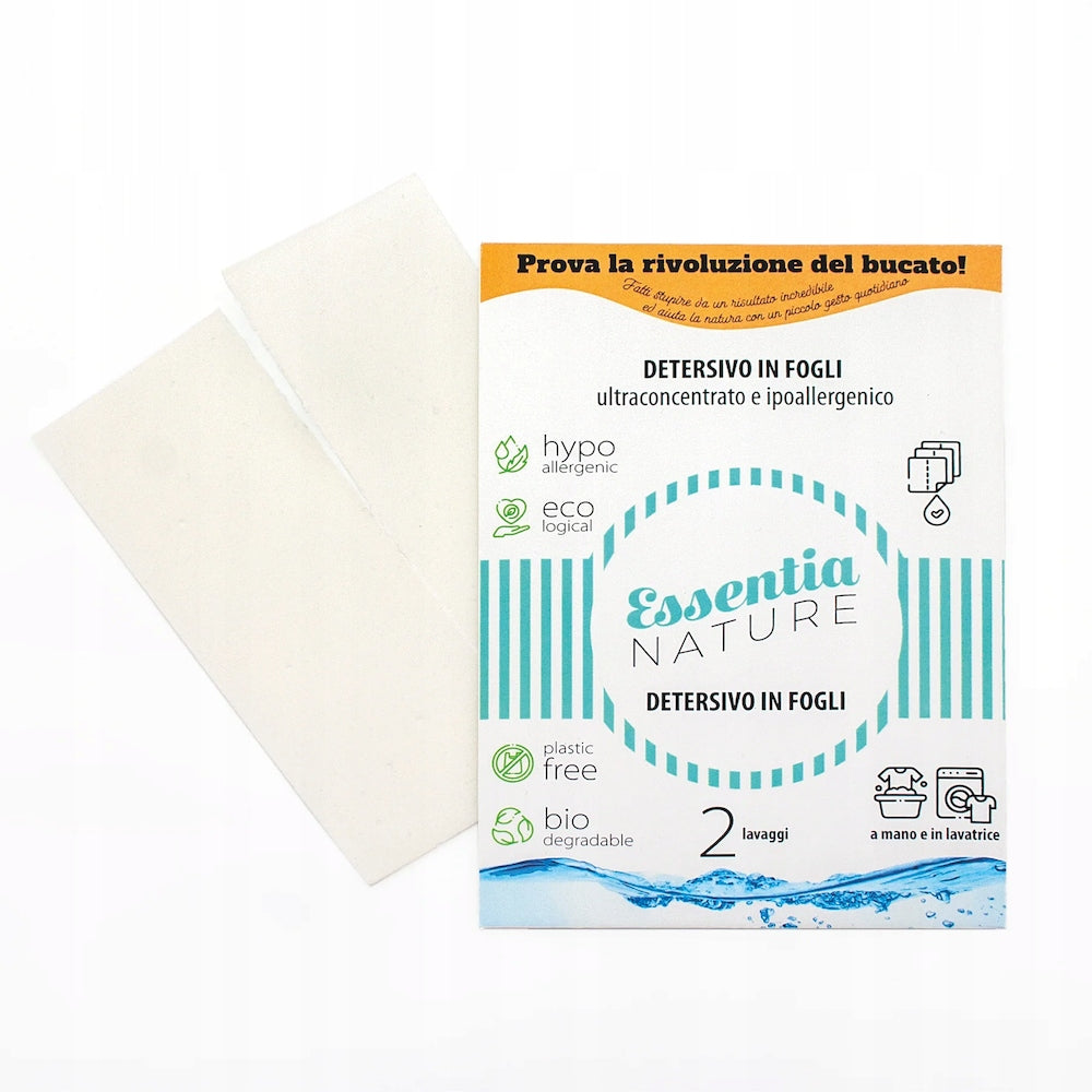Eco-friendly laundry leaves for 2 washes