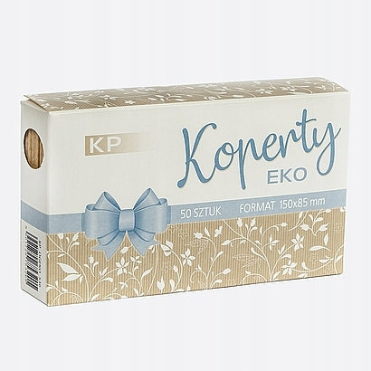 Eco kraft envelopes for money/50 pieces