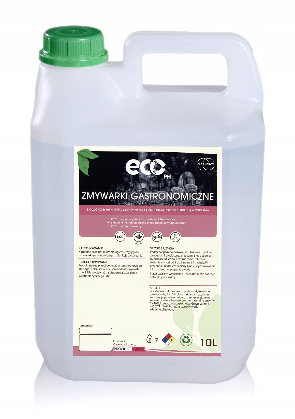 Eco-pH Dishwasher Liquid 10L