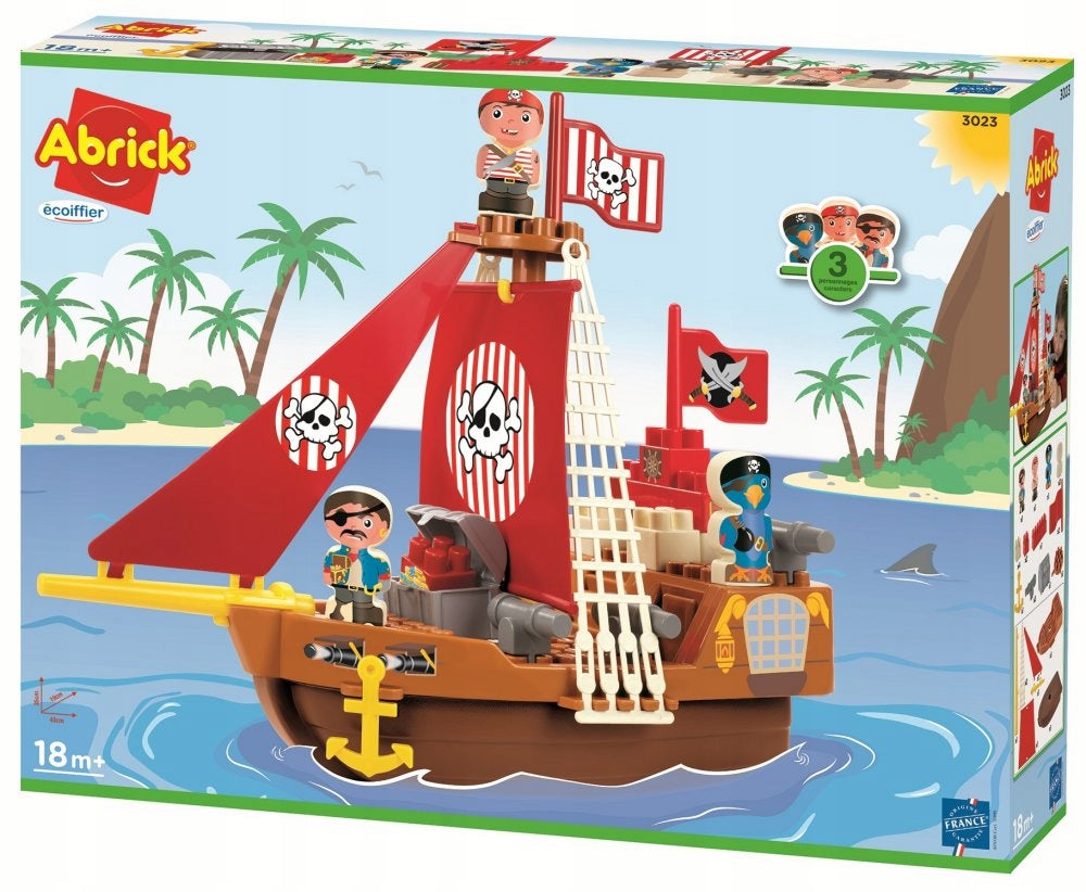 Rinkinys Piratų laivas su piratų figūrėlėmis 23 vnt.