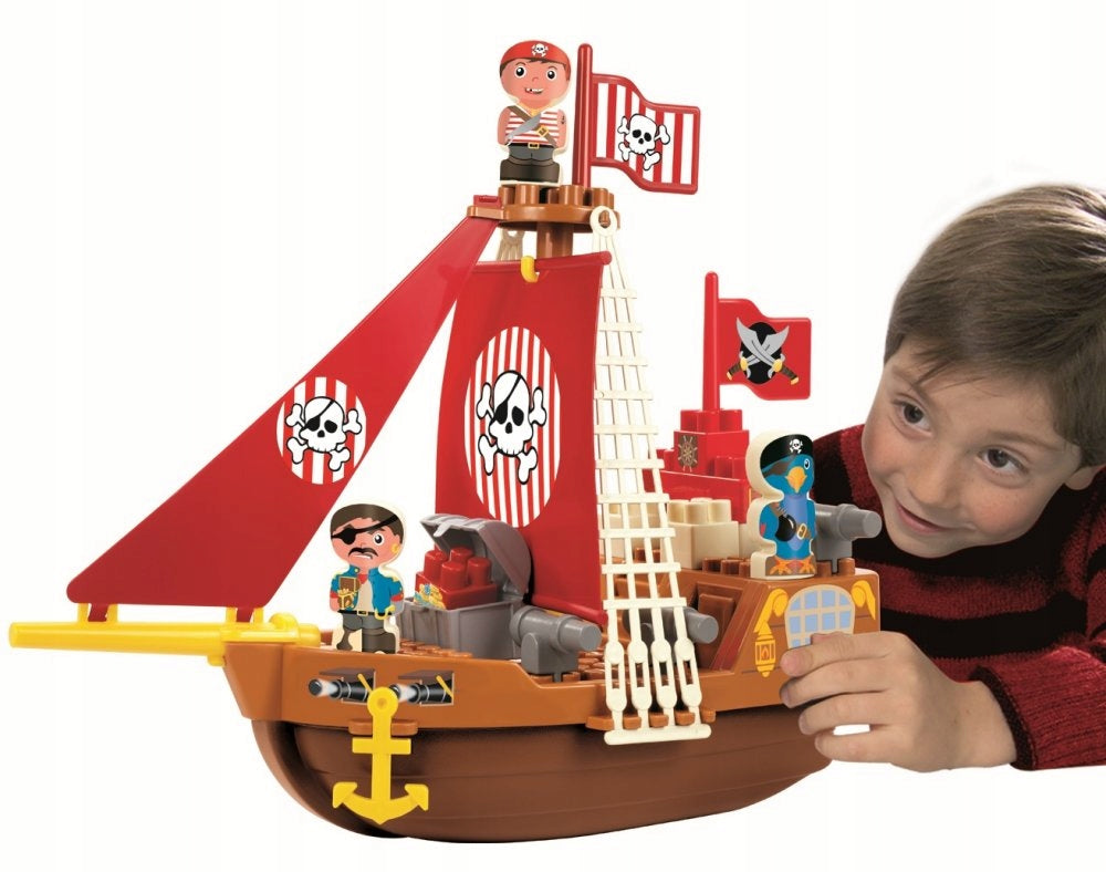 Rinkinys Piratų laivas su piratų figūrėlėmis 23 vnt.