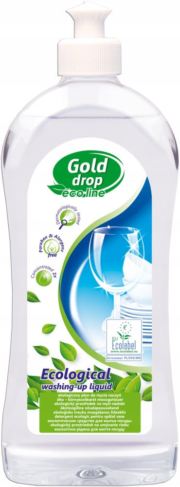 Ecological Dishwashing Liquid 500ml Eco Line x 3 PIECES Packaging status original
