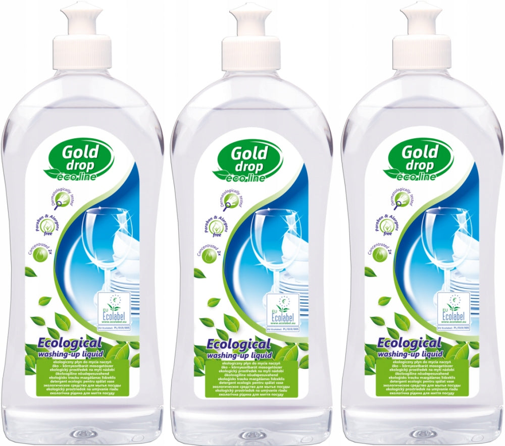 Ecological Dishwashing Liquid 500ml Eco Line x 3 PIECES