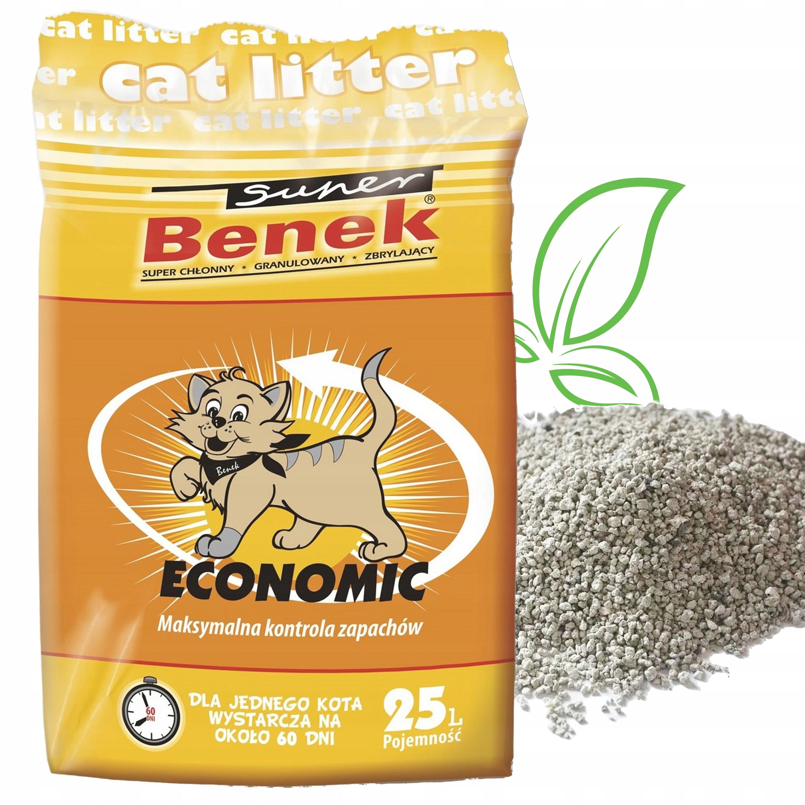 Economic 25L Super Benek Cat Litter Brand Super Benek