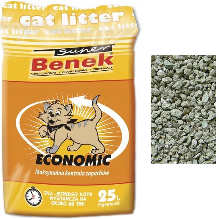 Economic 25L Super Benek Cat Litter Volume 25 l