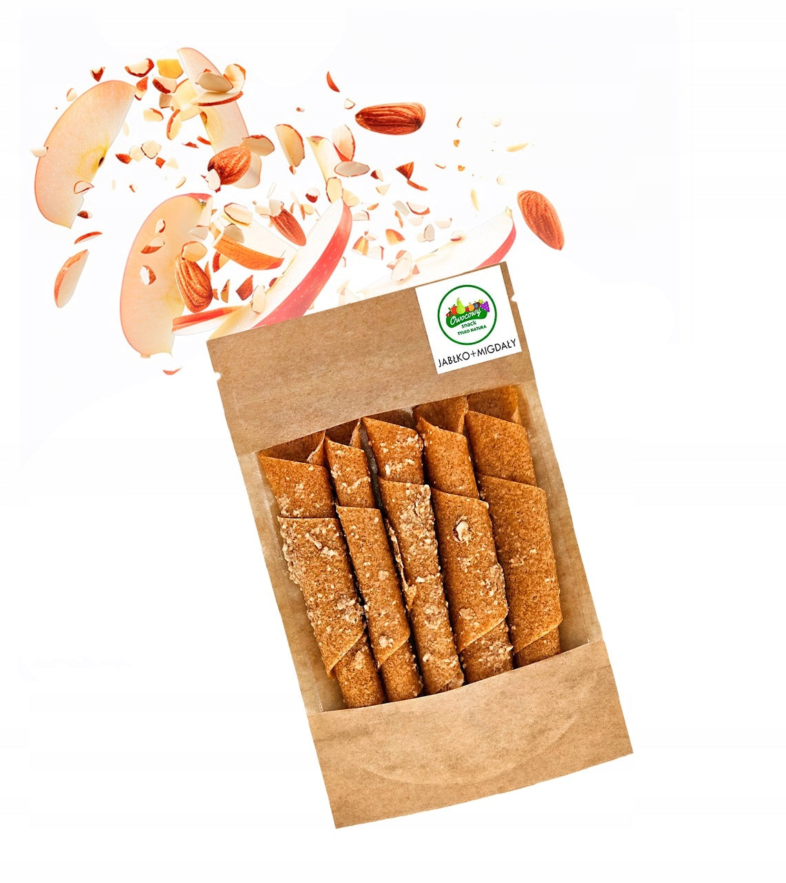Ecosnacks Rolls Apple Rolls with Almonds 50 g Manufacturer code Rollsy owocowe jabłkowe z migdałami