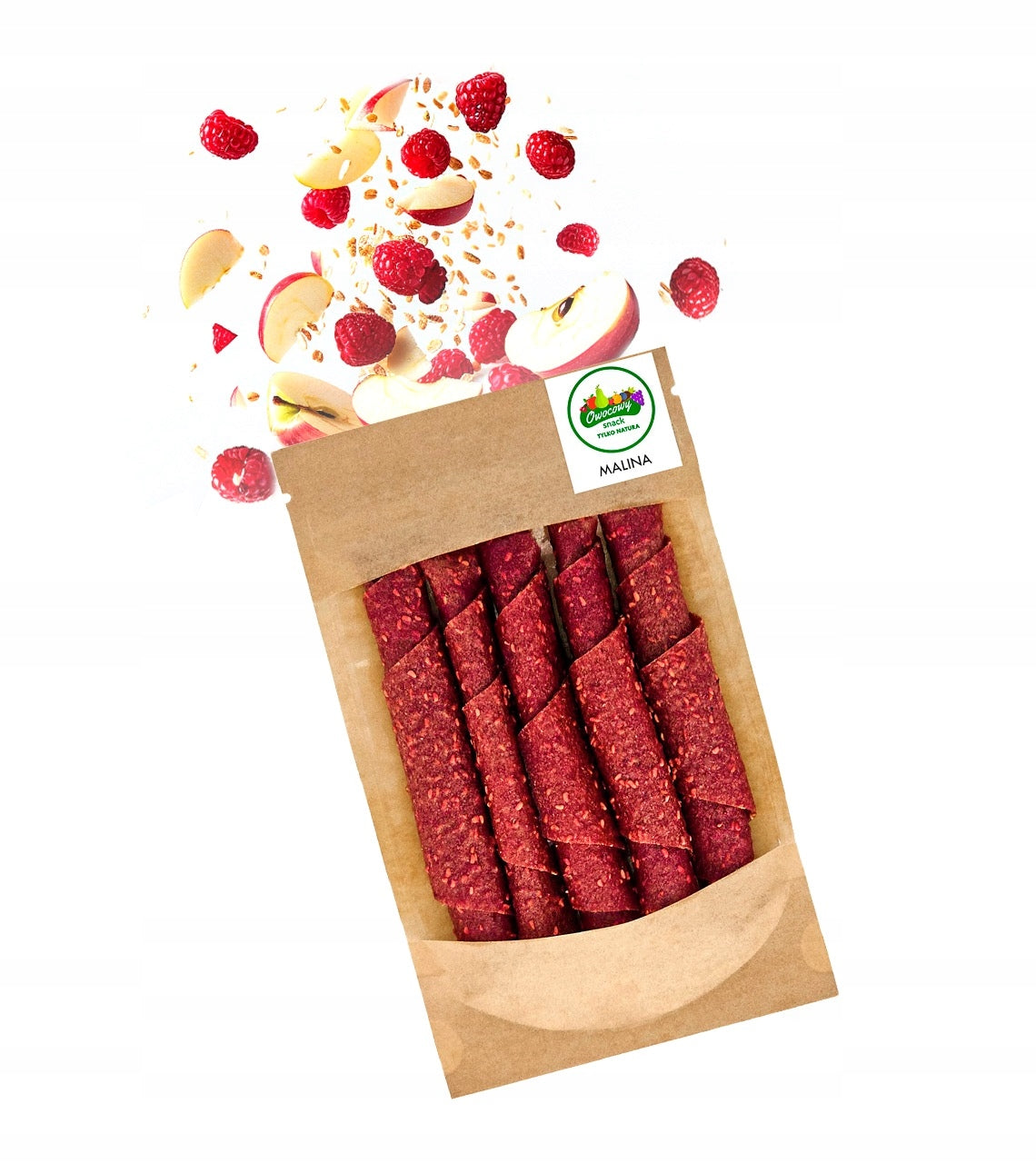 Ecosnacks Rolls Raspberry Rolls 50 g Manufacturer code Rollsy owocowe malinowe
