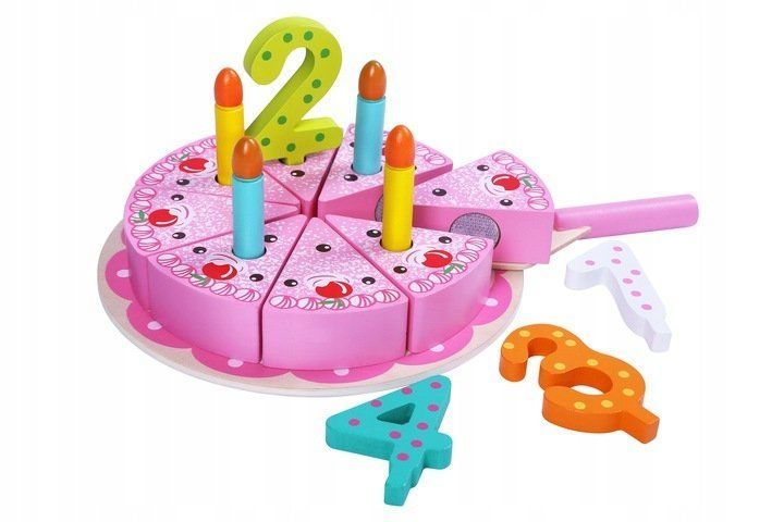 Medinis tortas su peiliu Ecotoys