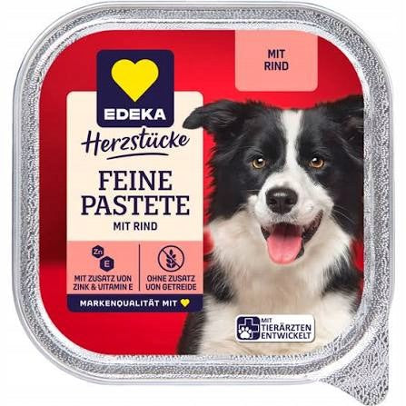 Edeka Pate Rind Beef For Dog 300g DE
