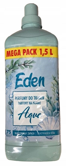 Eden Aqua Fabric Softener Liquid 75 Rinses 1,5 L MEGA PACK