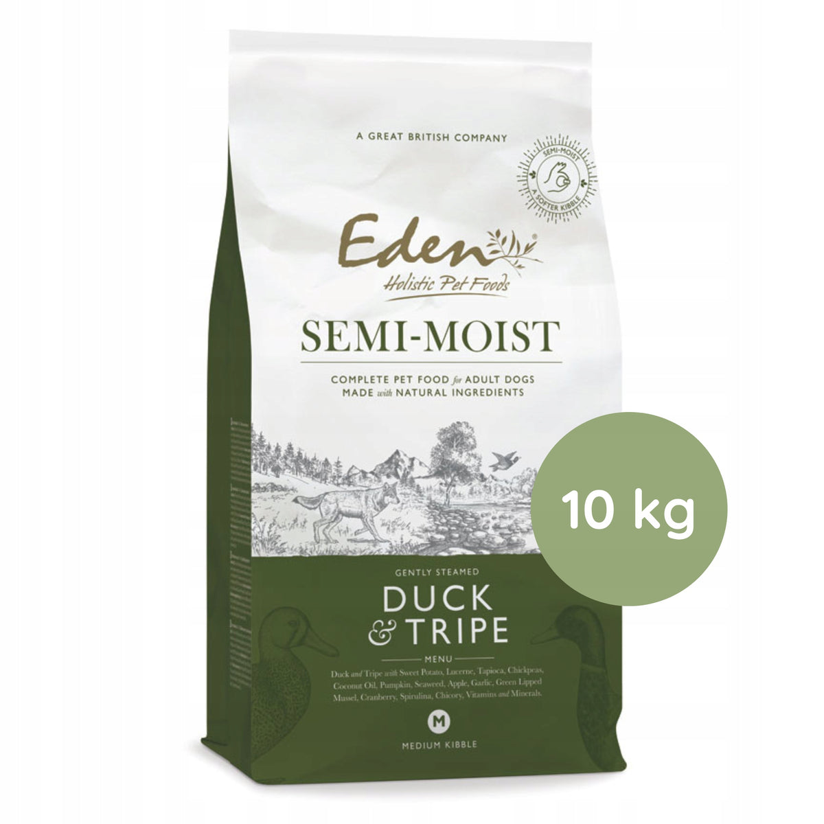 Eden Duck and Stomachs 10kg Packaging status original