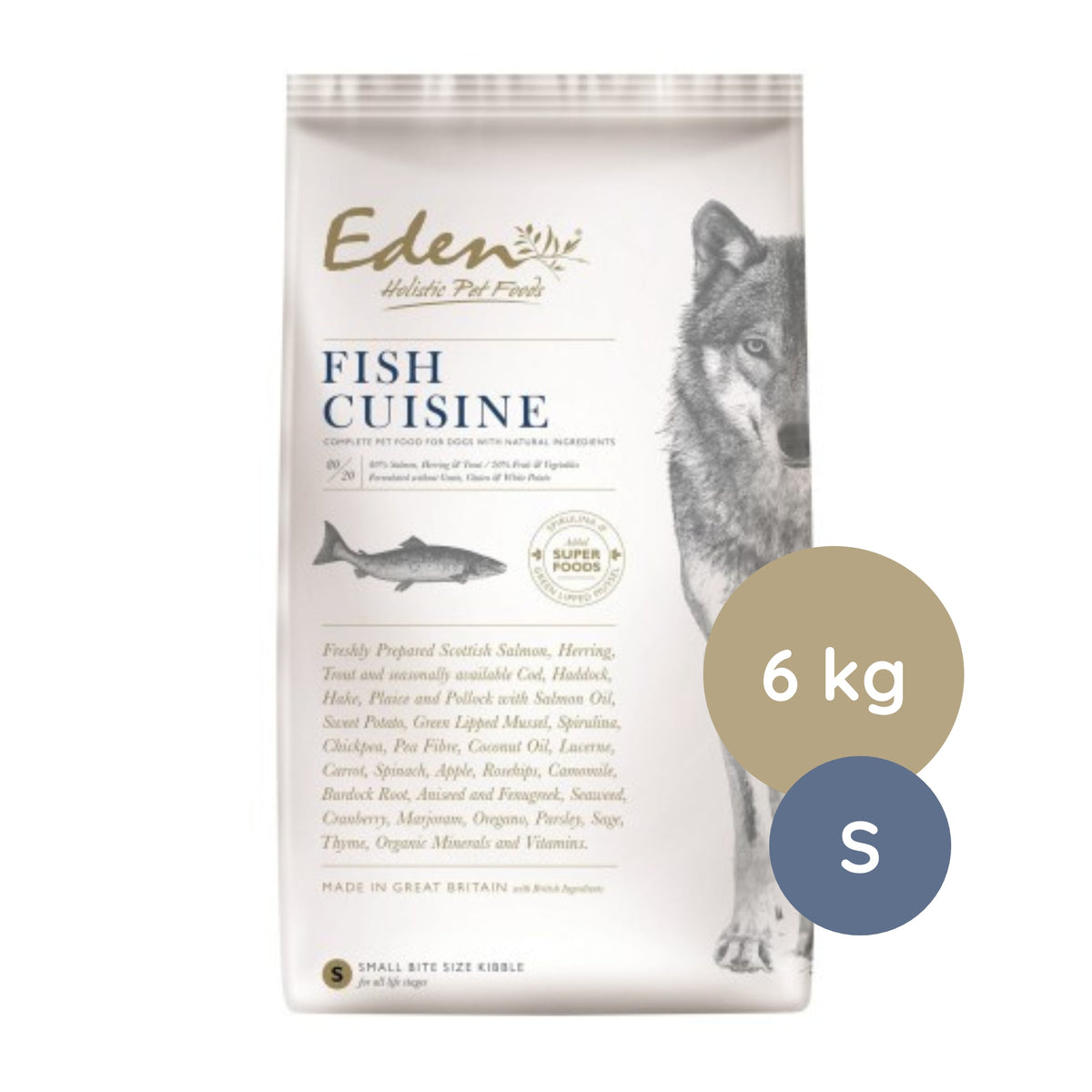 Eden FISH CUISINE S 6kg Packaging status original