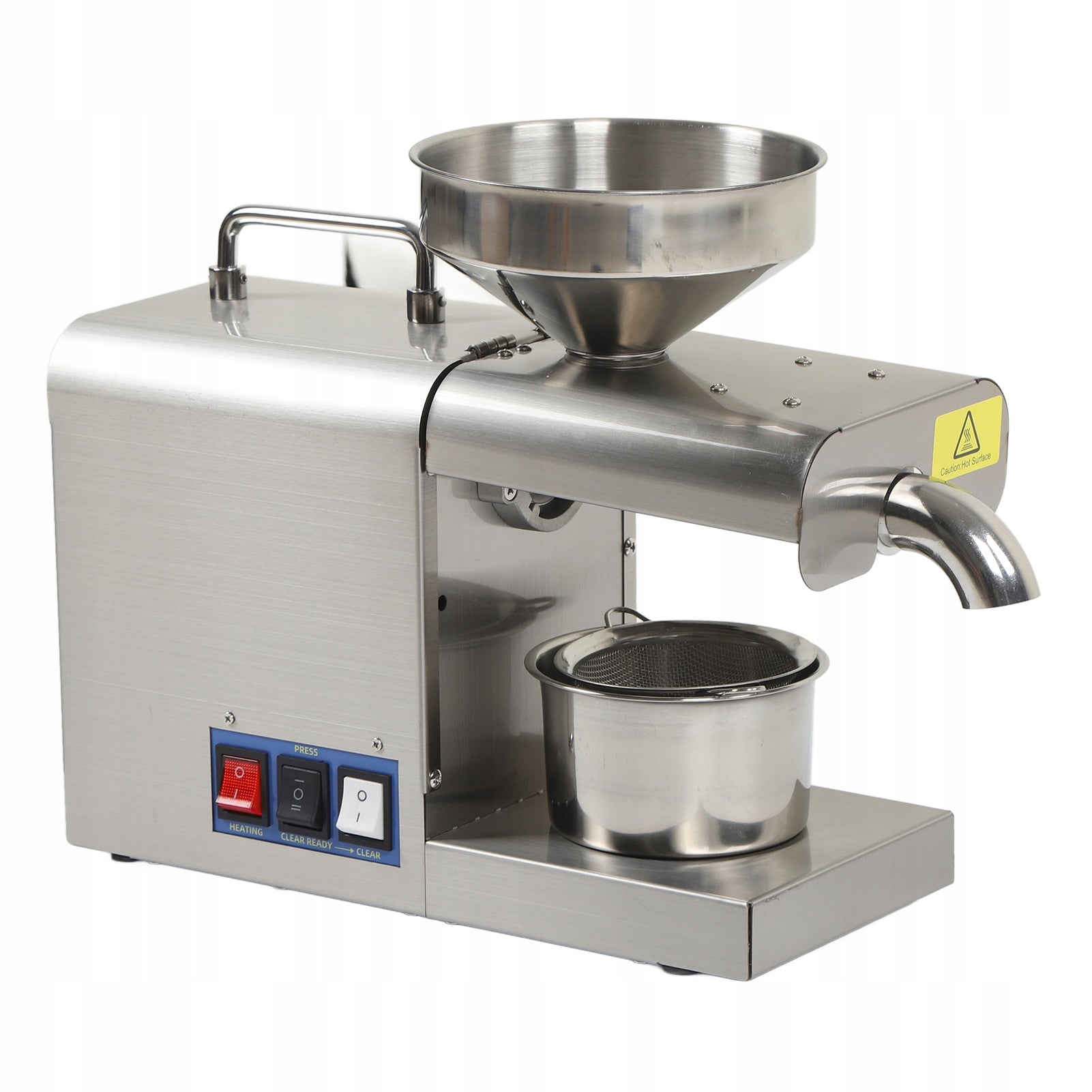 Edible Press Machine Full Automatic Oil Extractor Steel 8Z