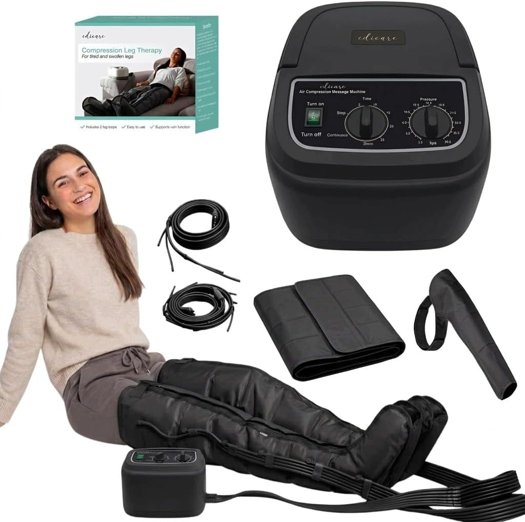 Edicare Leg Lymphatic Drainage Device Presotherapy Massager