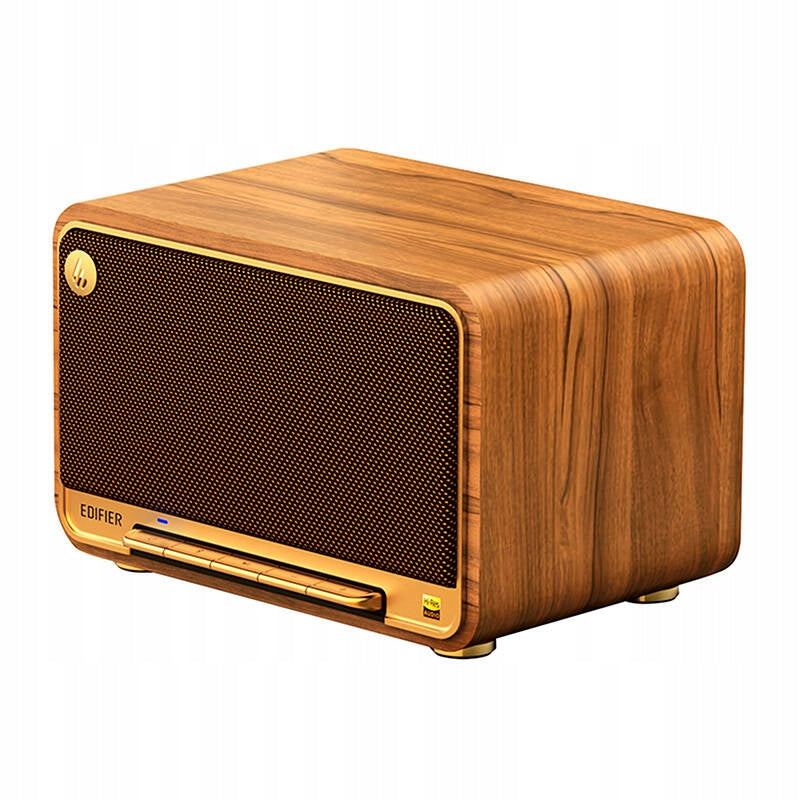 Edifier D32 Bluetooth Speaker 5.3 Retro 60W Hi-Res AUX Multiroom Brown Packaging status original