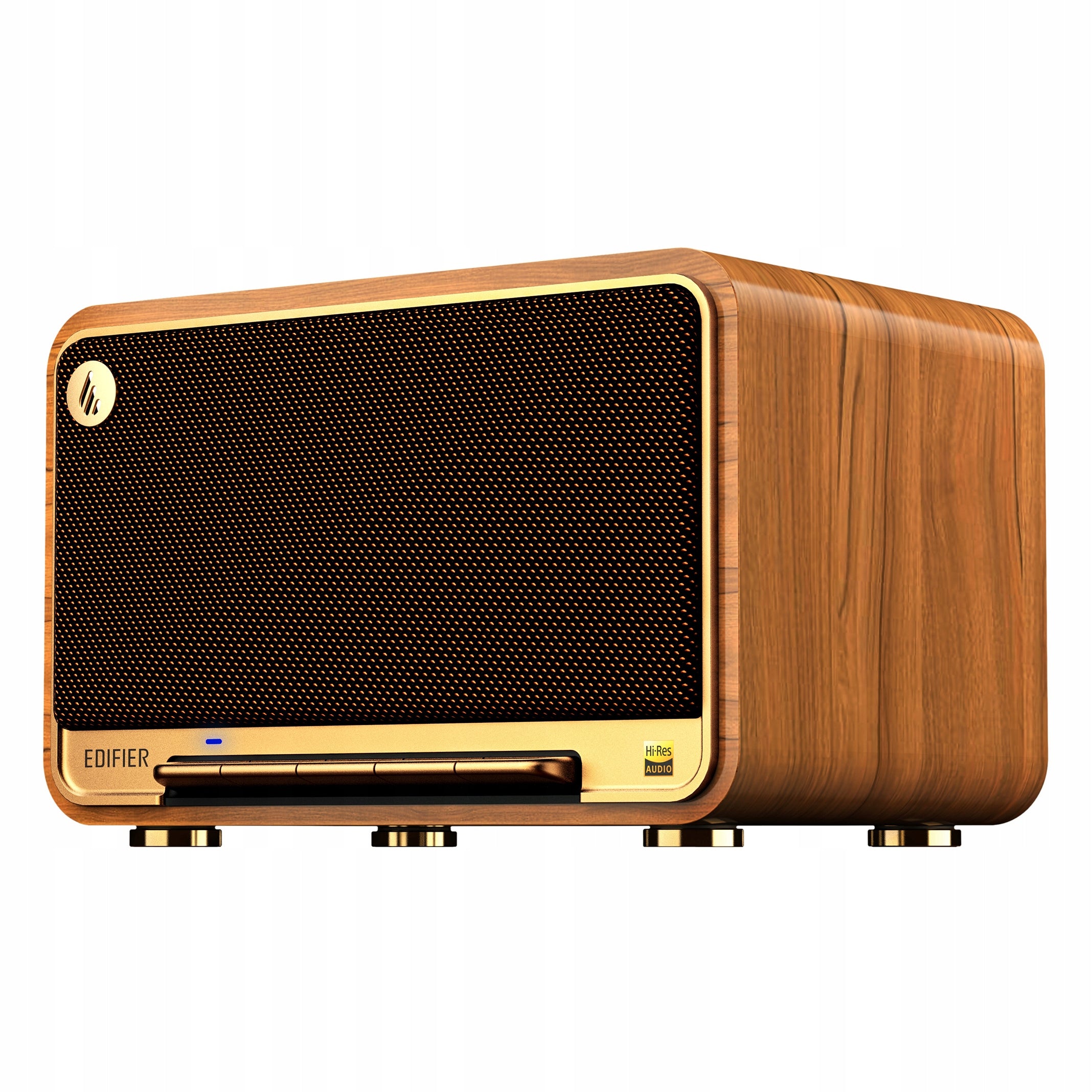 Edifier D32 Bluetooth Speaker 5.3 Retro 60W Hi-Res AUX Multiroom Brown