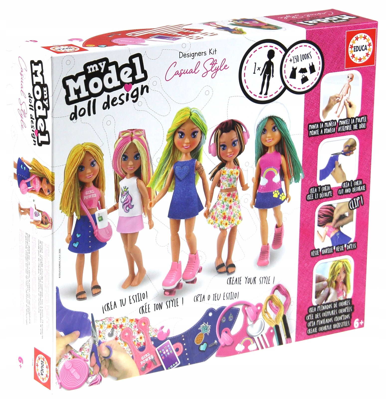 Lėlė Mano modelis su aksesuarais