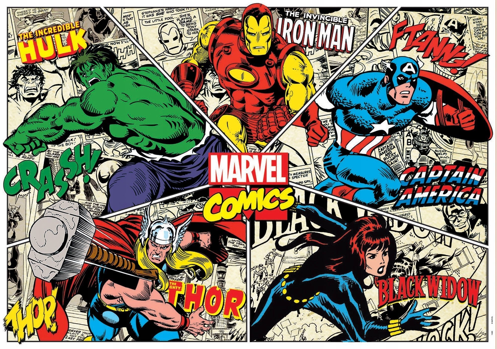 Puzzle Marvel-Comics, 1000 Teile 