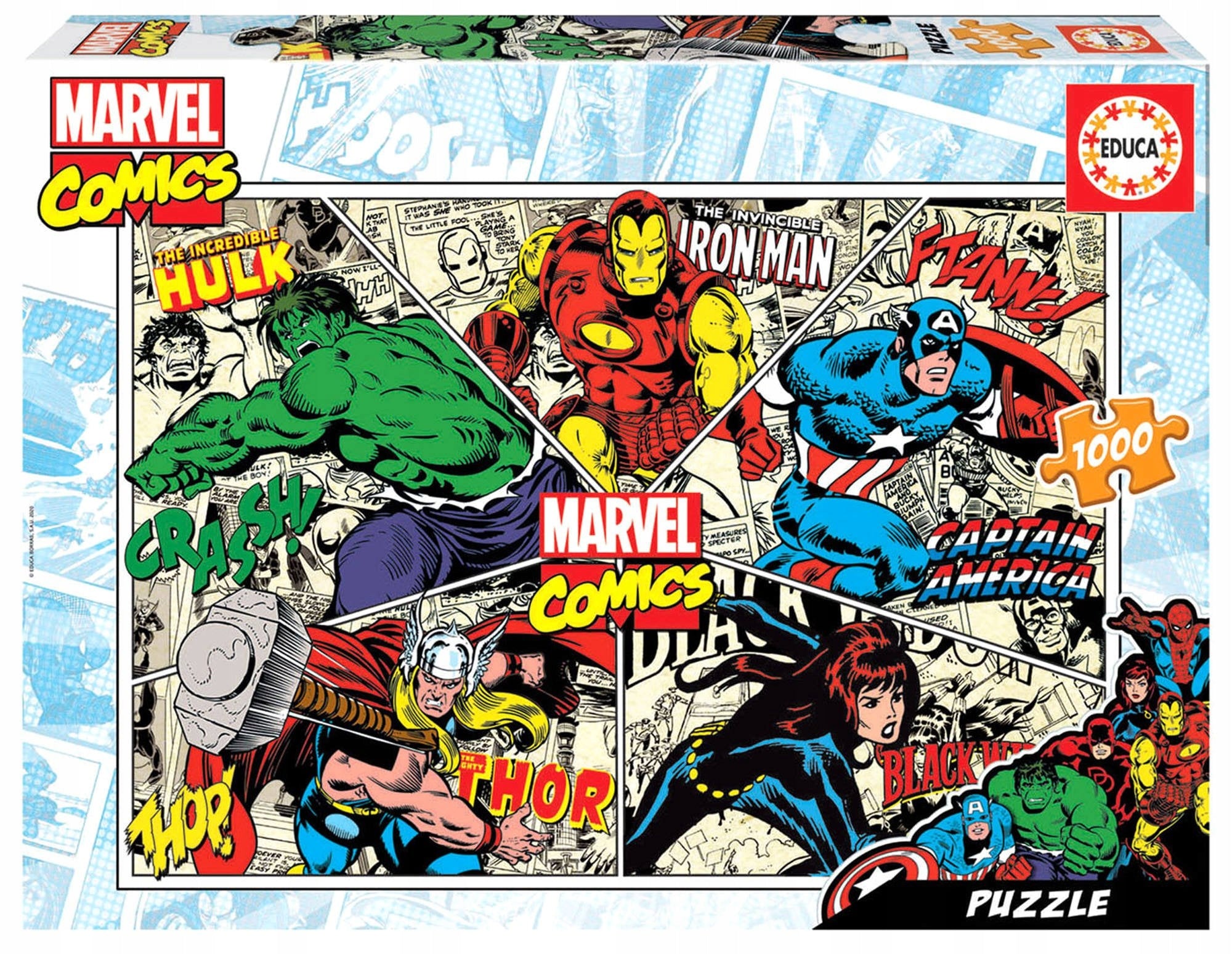 Puzzle Marvel-Comics, 1000 Teile 