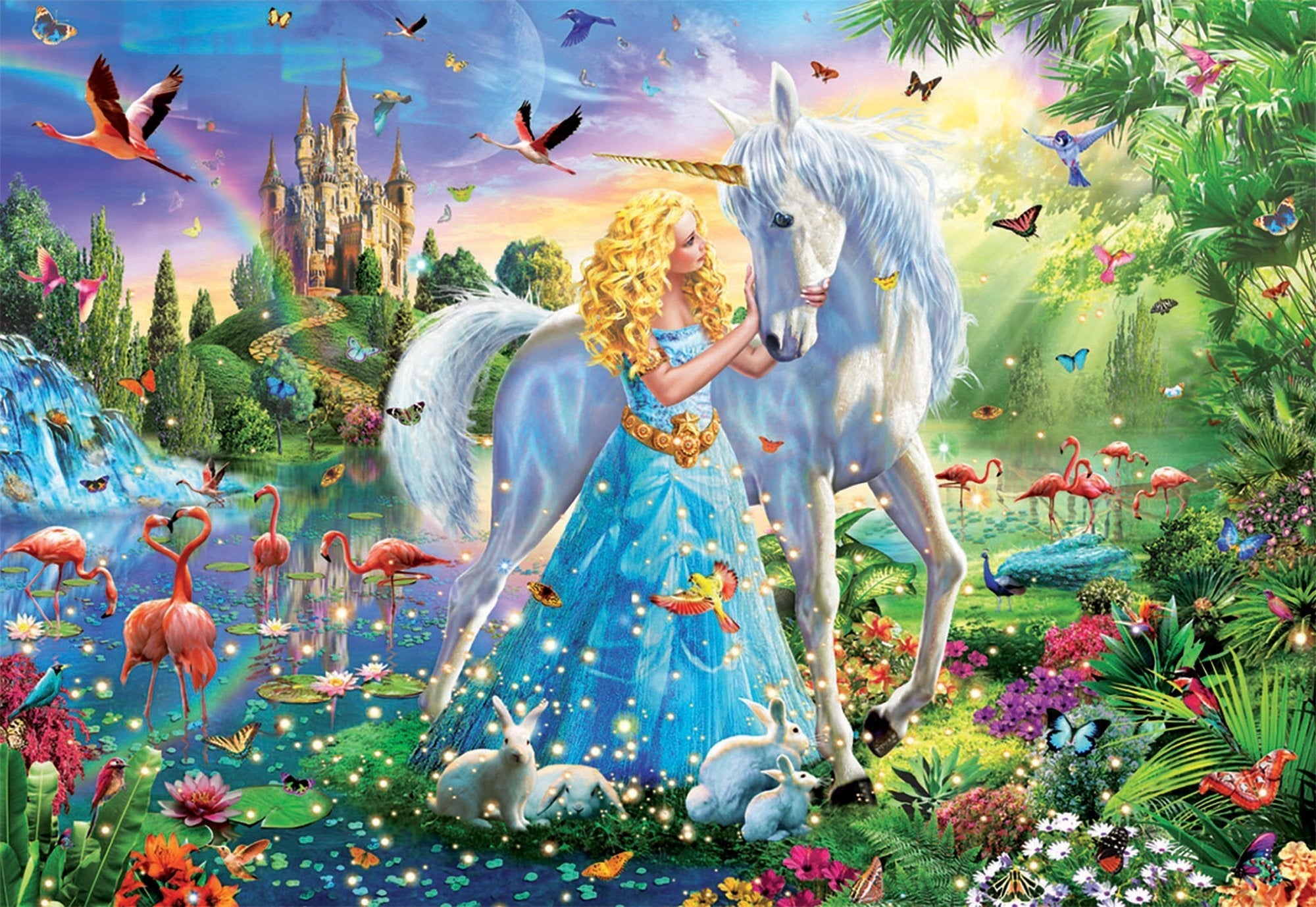 Dėlionė The Princess And The Unicorn, 1000 detalių