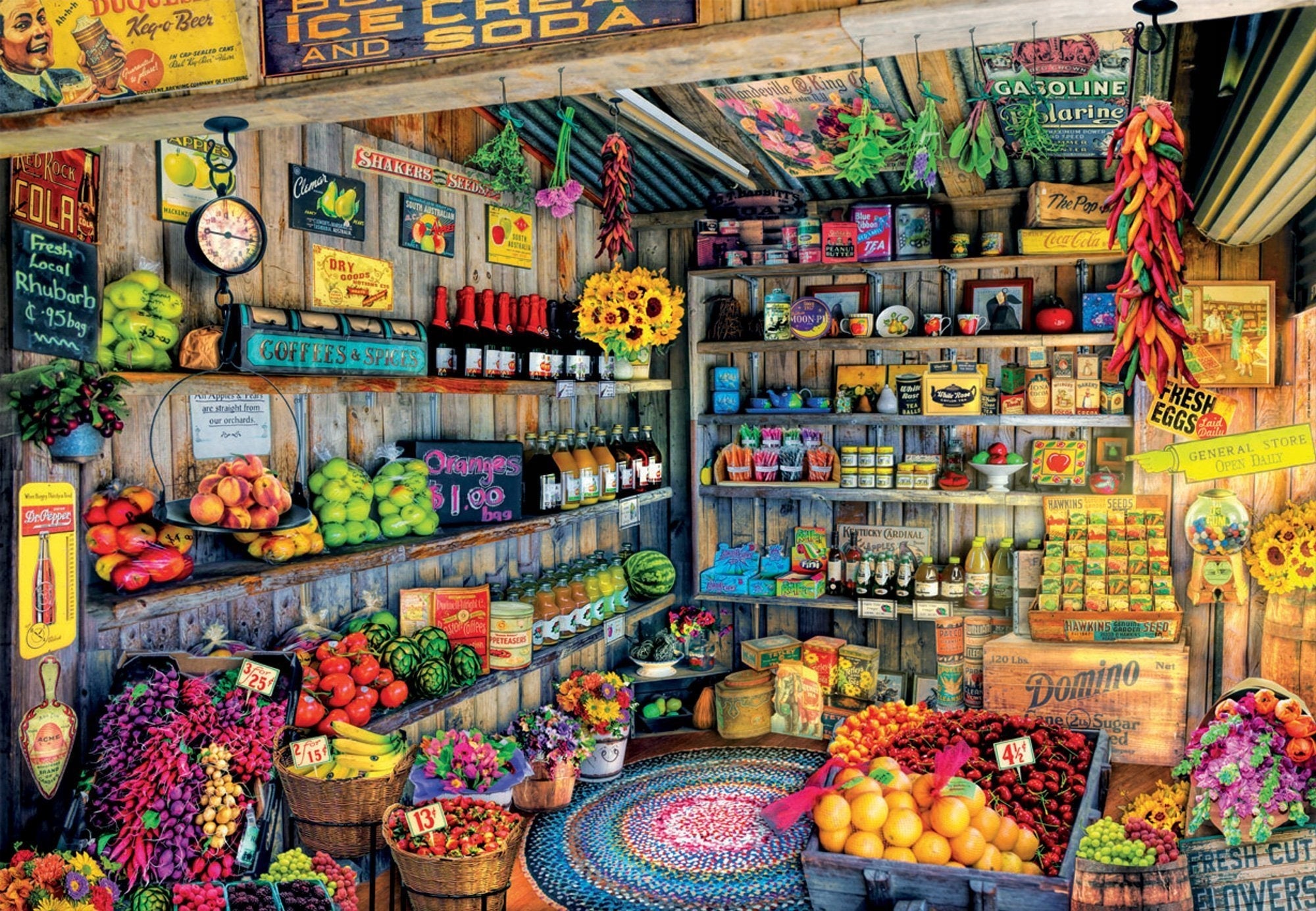 Puzzle Bauernmarkt, 2000 Teile 