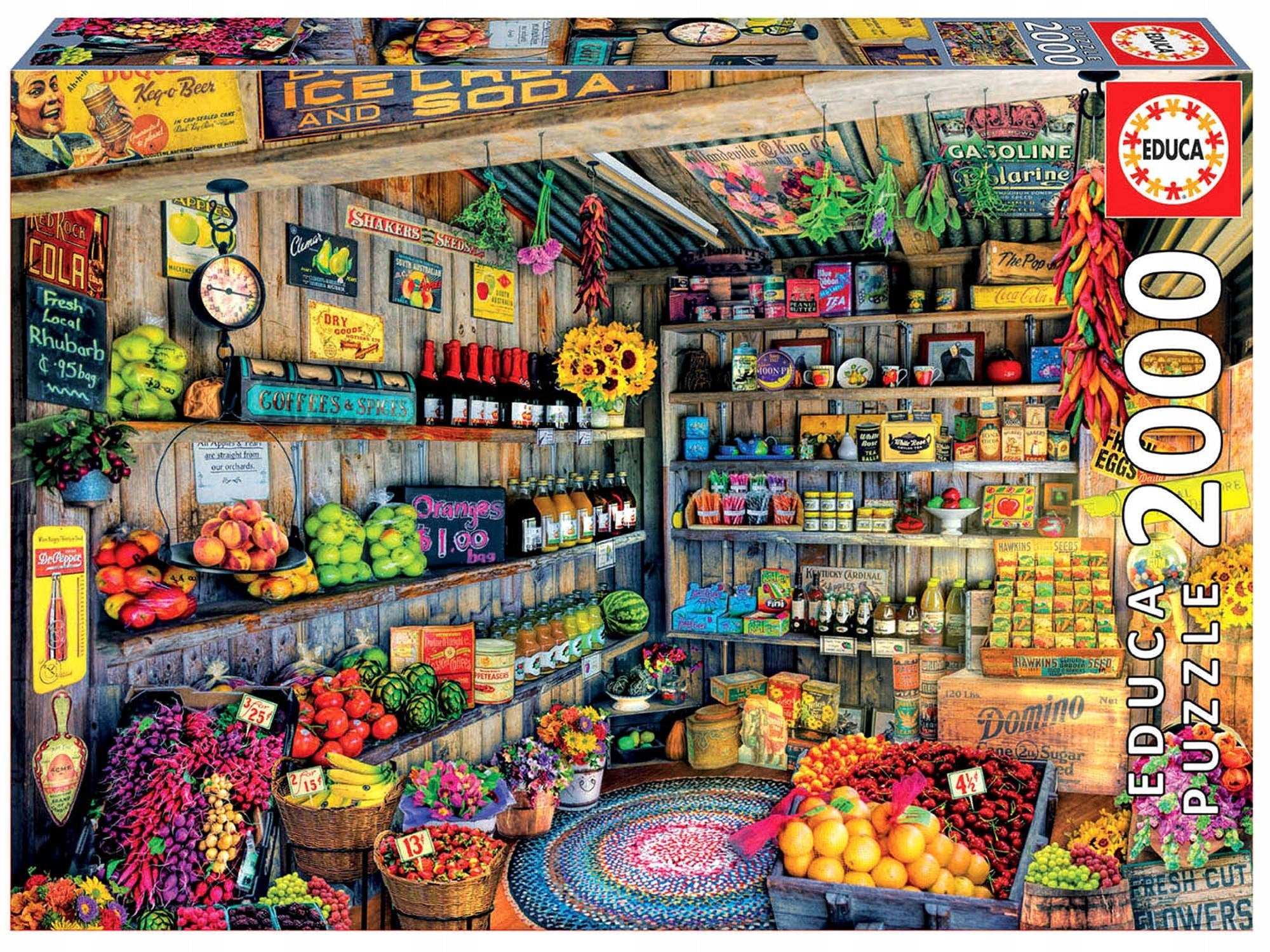 Puzzle Bauernmarkt, 2000 Teile 