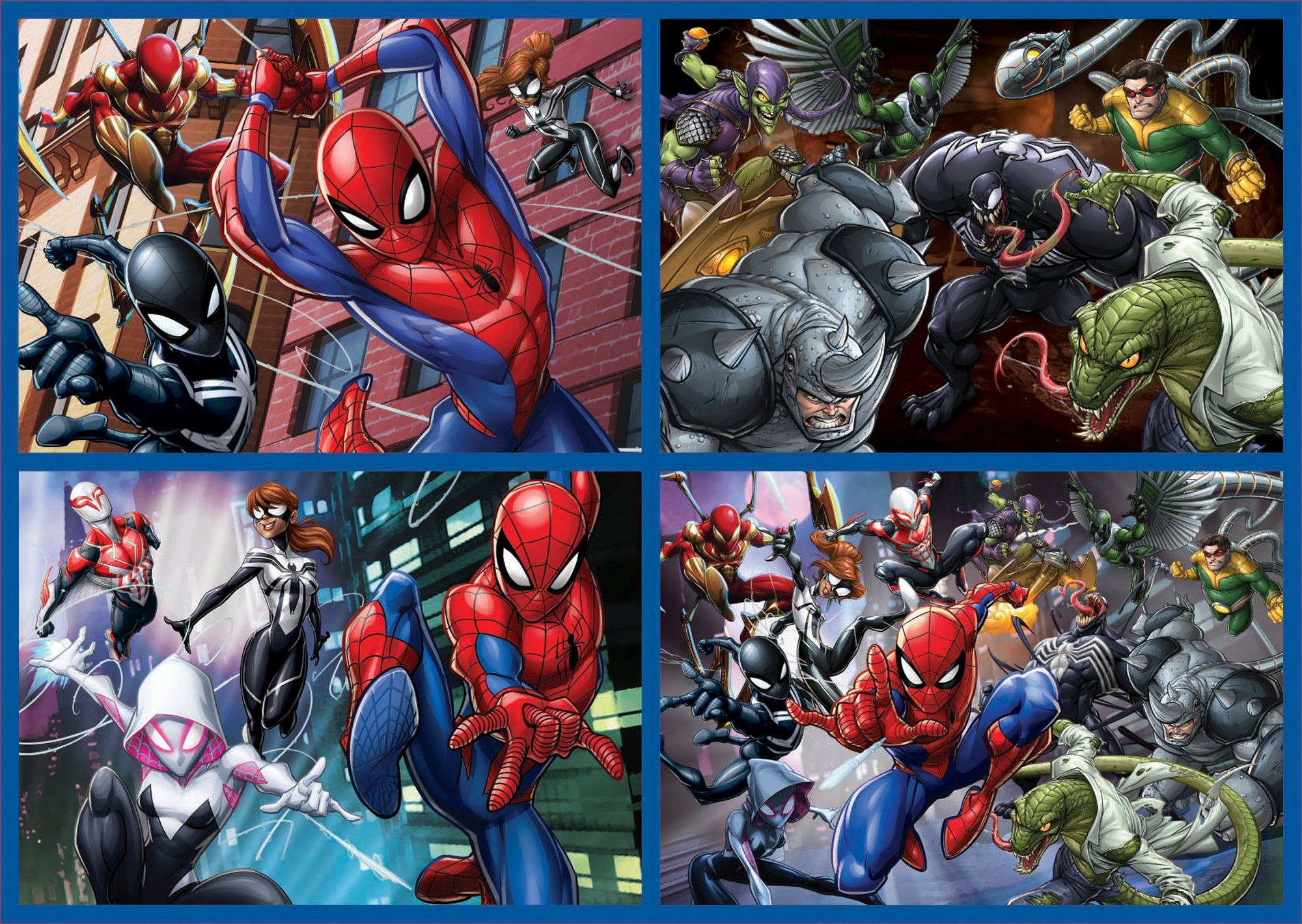 Puzzle-Set Spinne, 4-tlg. 