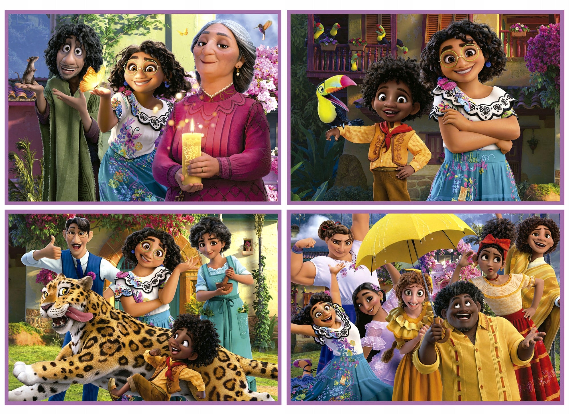 4 Dėlionių rinkinys Educa Disney Encanto