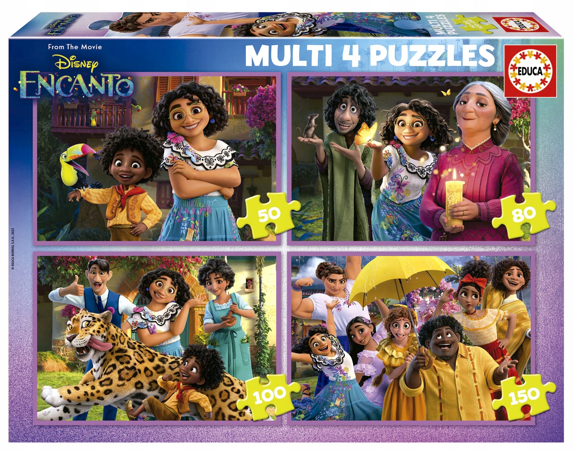 4 Dėlionių rinkinys Educa Disney Encanto