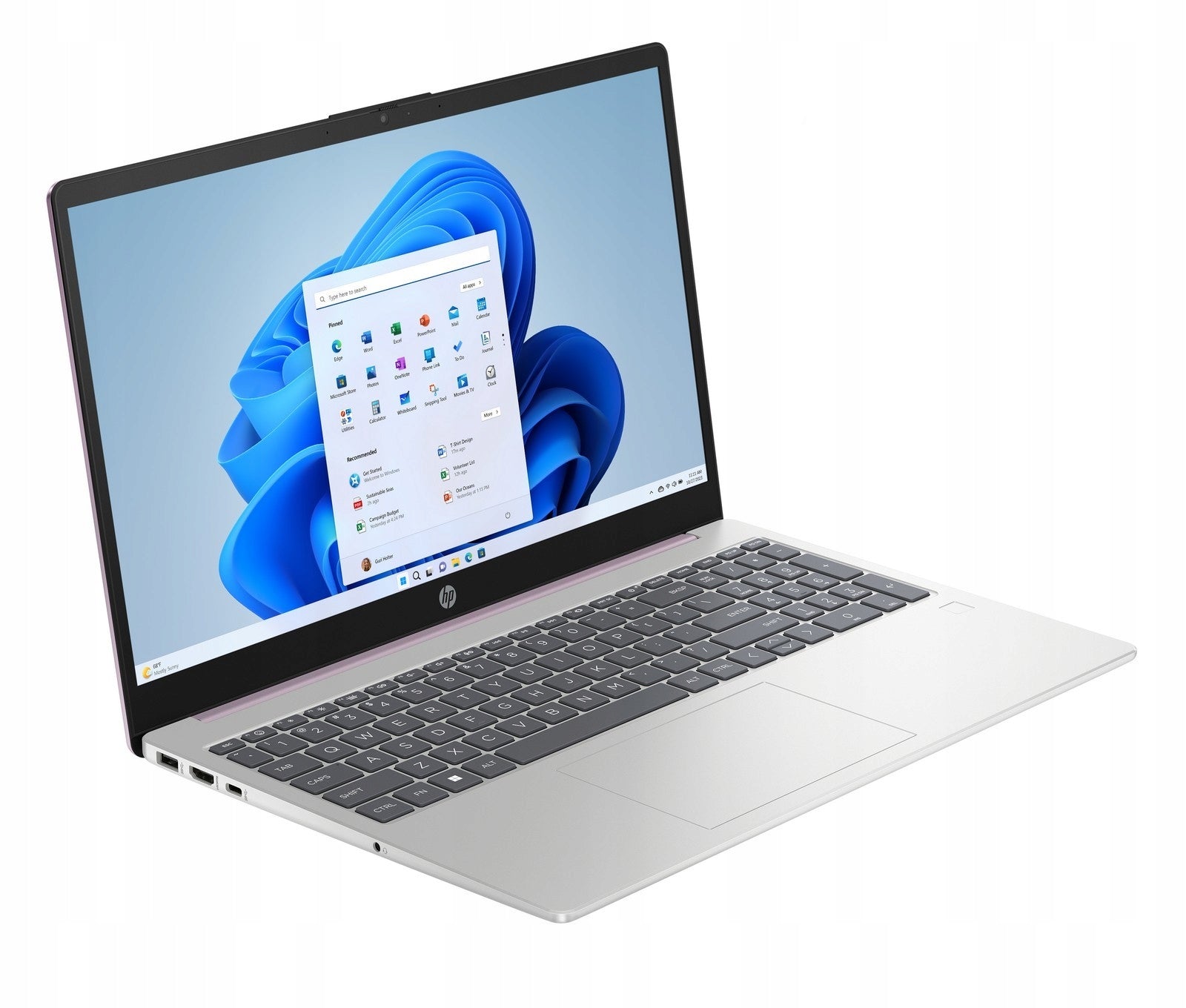 Education Laptop HP 15-fd Intel N100 8GB UFS 128GB 15,6" HD W11 Purple Manufacturer code HP 15,6" HD TOUCHSCREEN Celeron N100