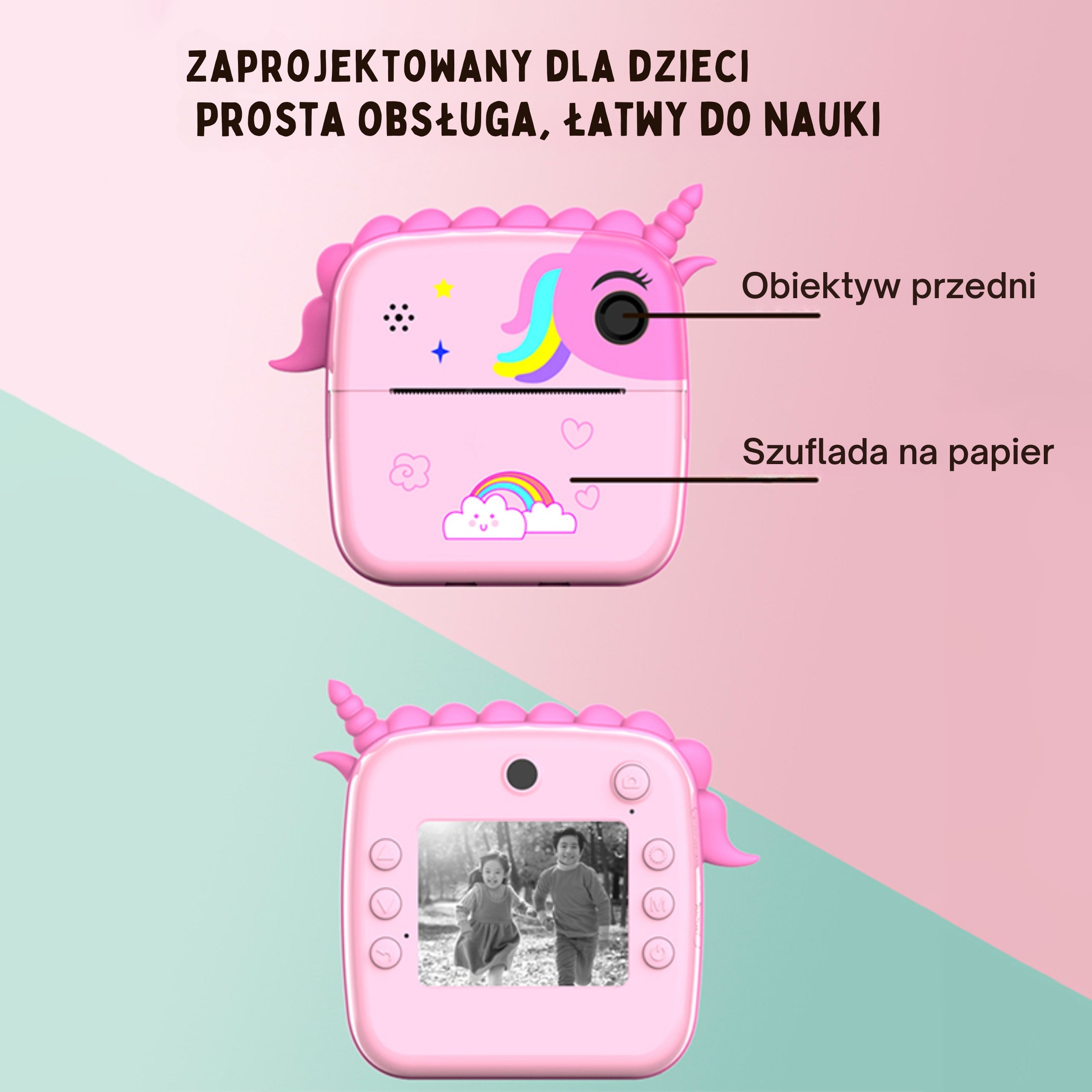 Educational Camera Kids Video Full HD Printer Mini Instant Games Brand no brand