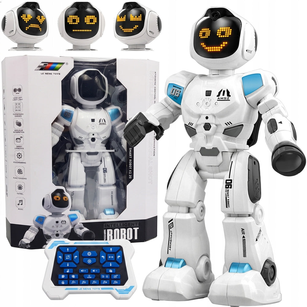Educational robot for remote control with LED programming learning for children gift