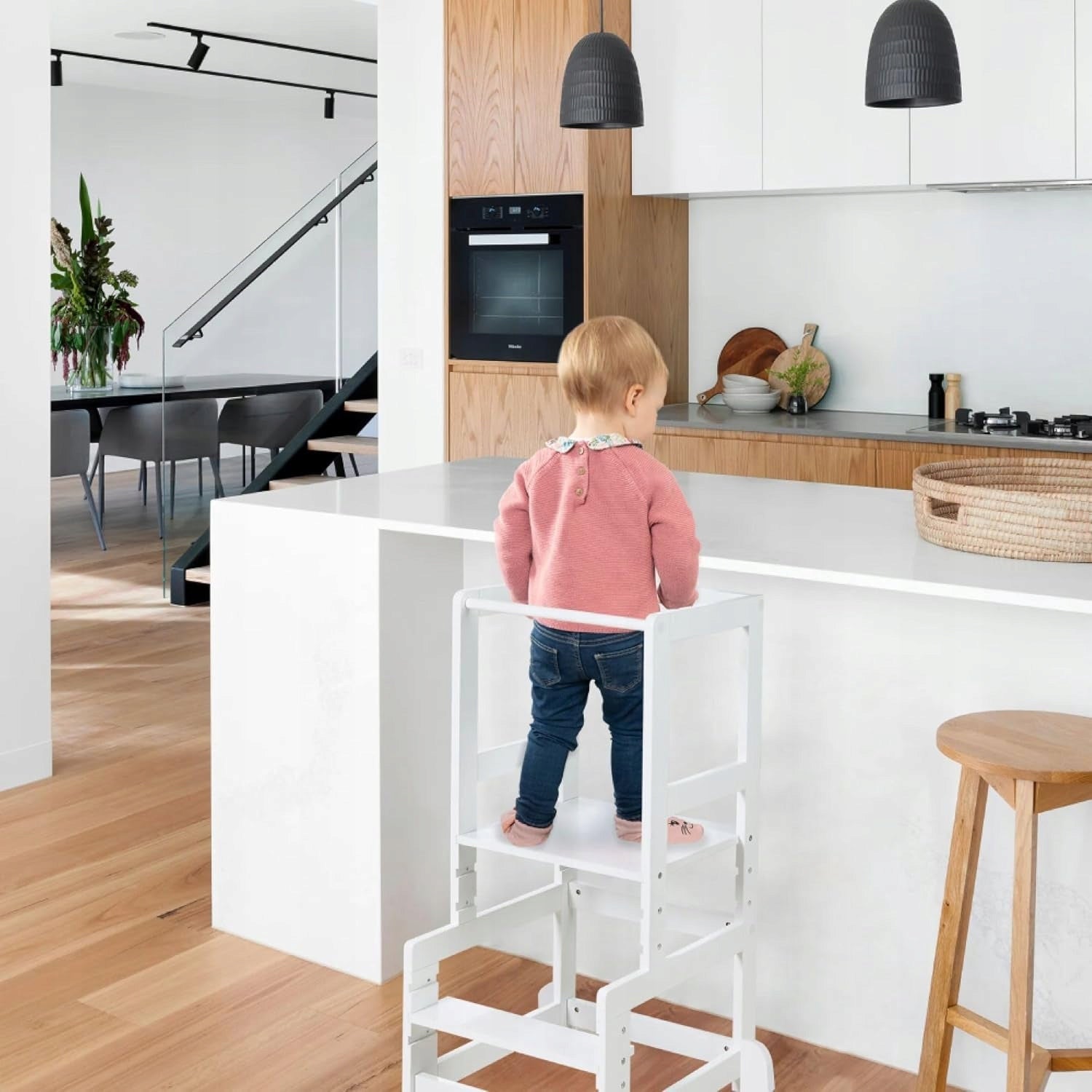 Educational tower with 3-stage height adjustment, load up to 90 kg Brand Roba