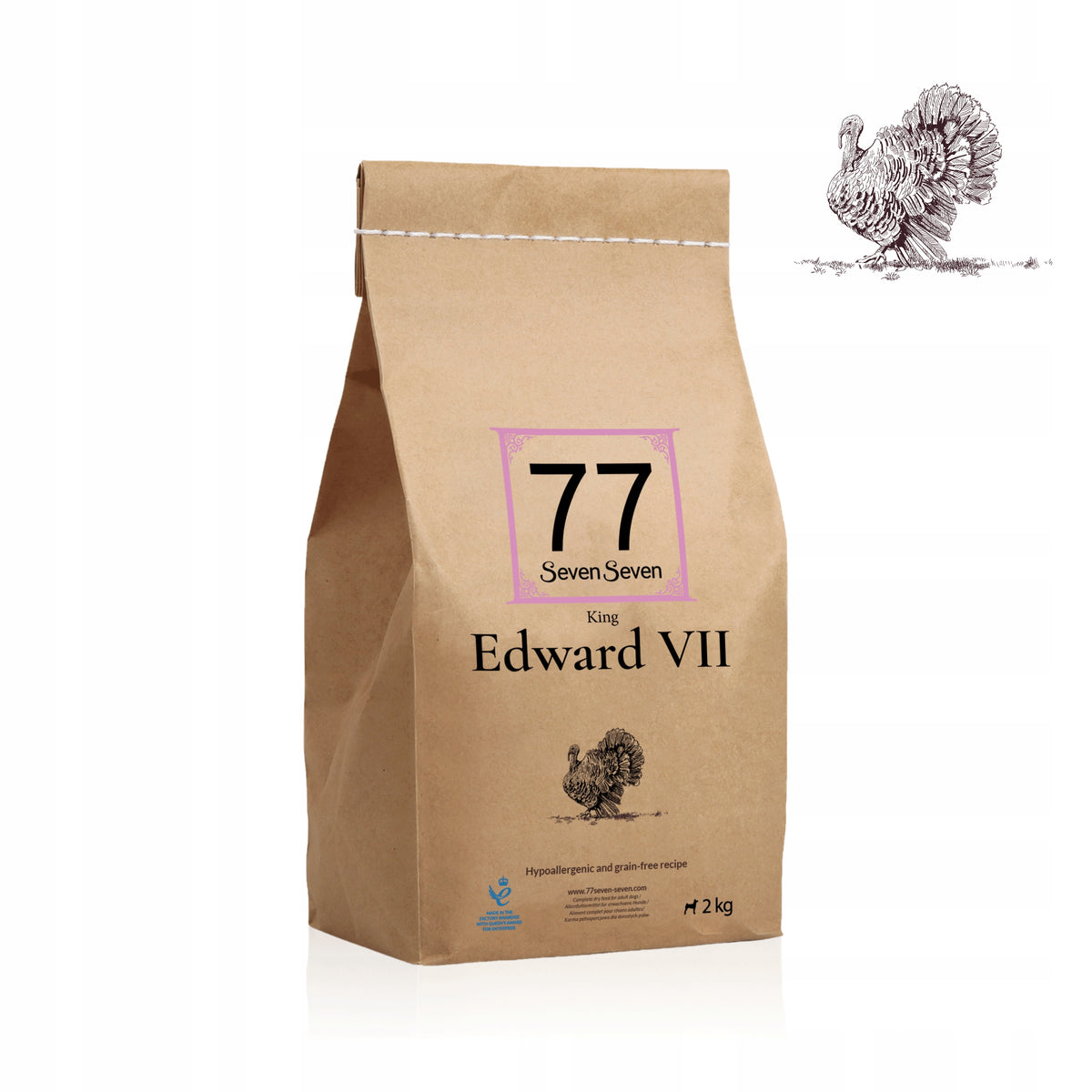Edward VII 2kg with turkey 77 Seven Seven