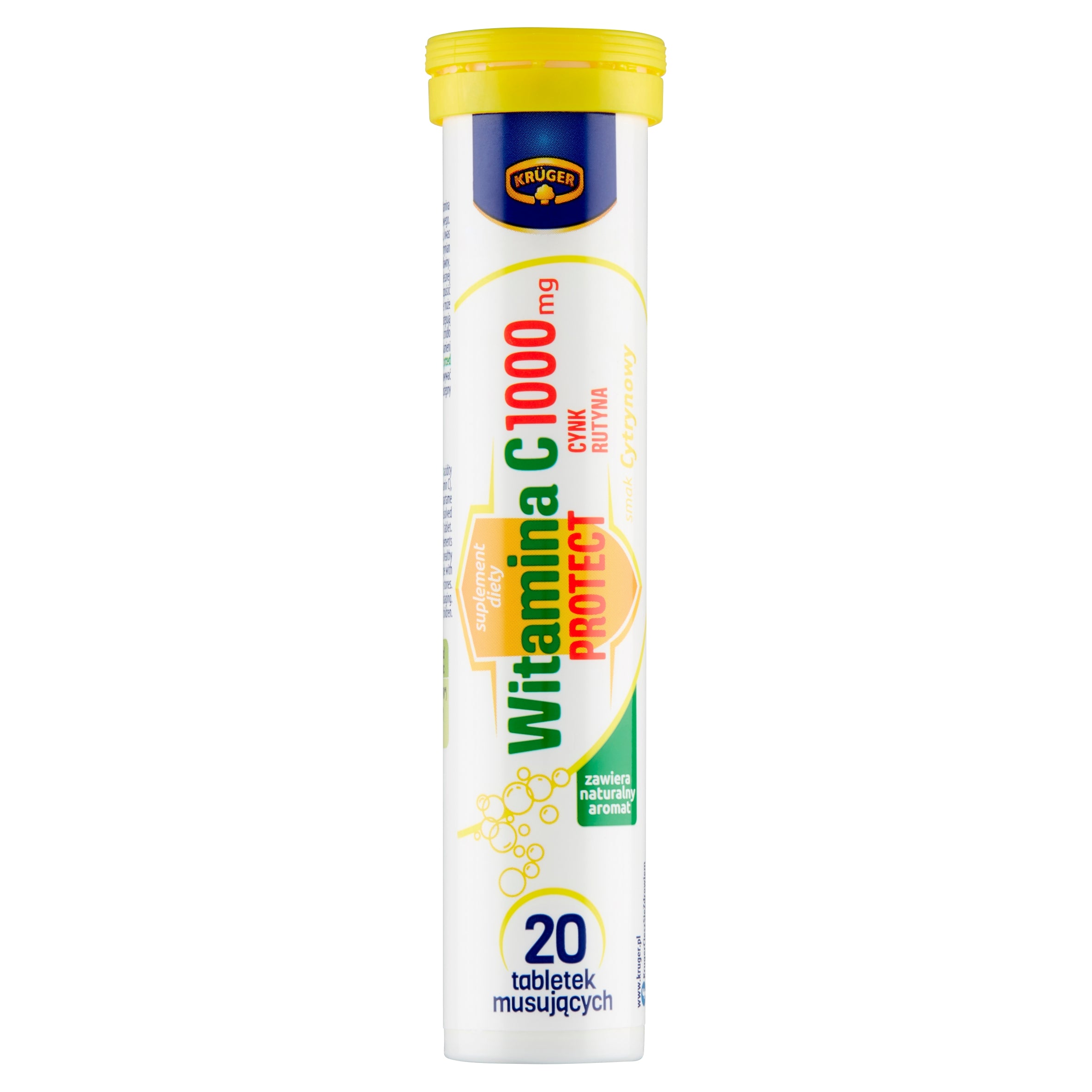 Effervescent tablets Krüger vitamin C 1000 mg zinc routine 20 pcs.