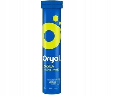 Effervescent tablets Oryal lime-lemon flavor 20 pieces Brand Oryal