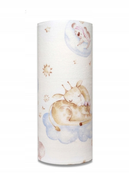 Ega Diaper Flannel Printing 70x80cm Sleeping Animals Kind tetra fabric
