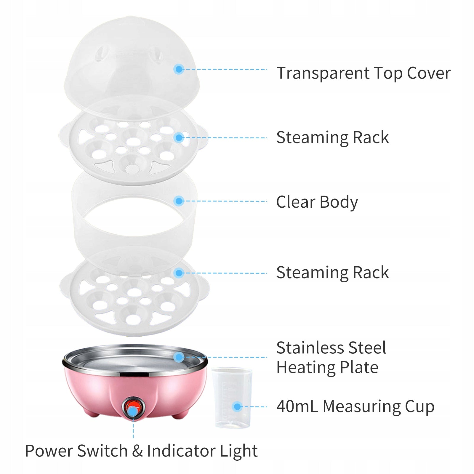 Egg Cooker 7 Egg Capacity Egg Cooker Brand no brand