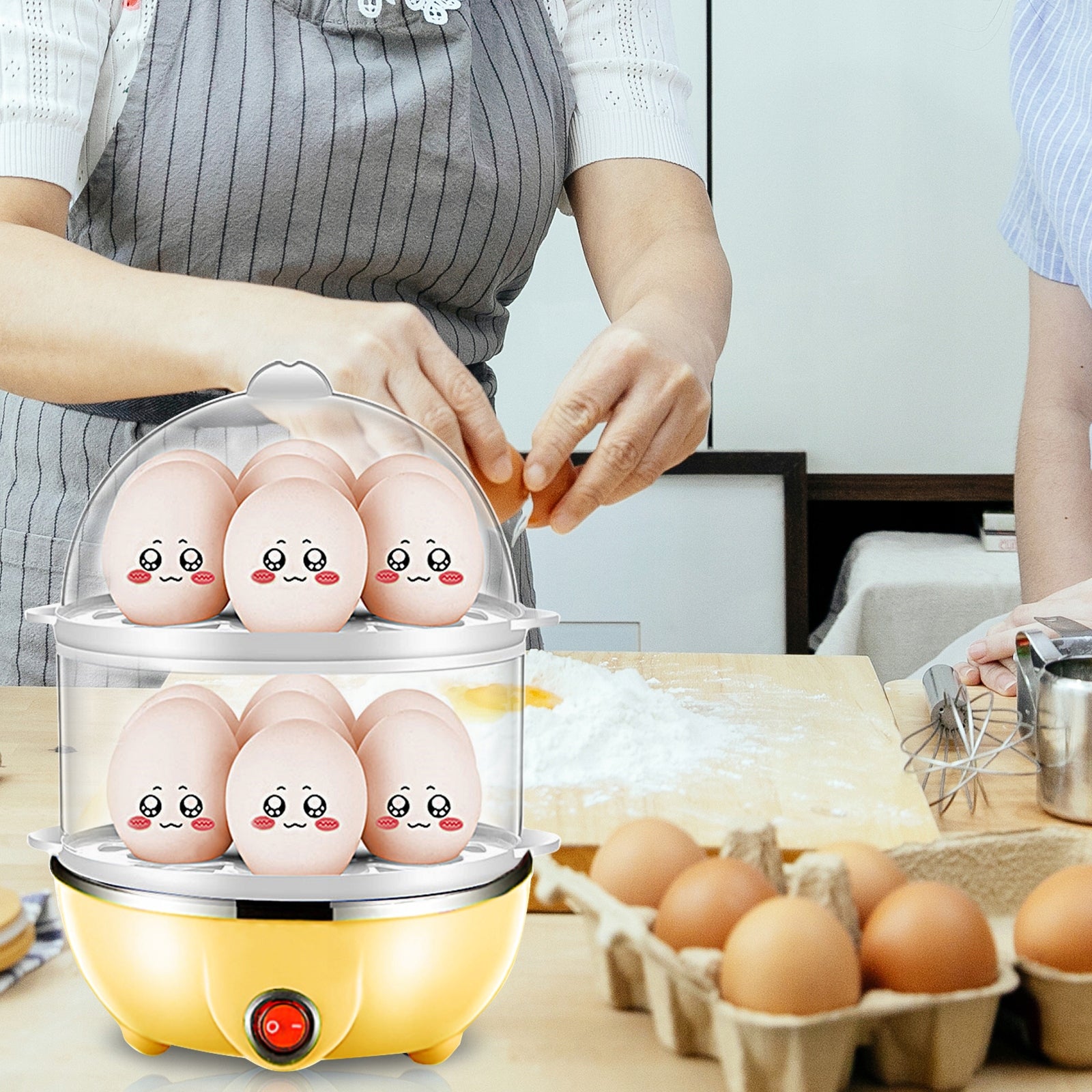 Egg Cooker 7 Hard Cooked Egg Capacity 7M Egg Cooker Power rating 1 W