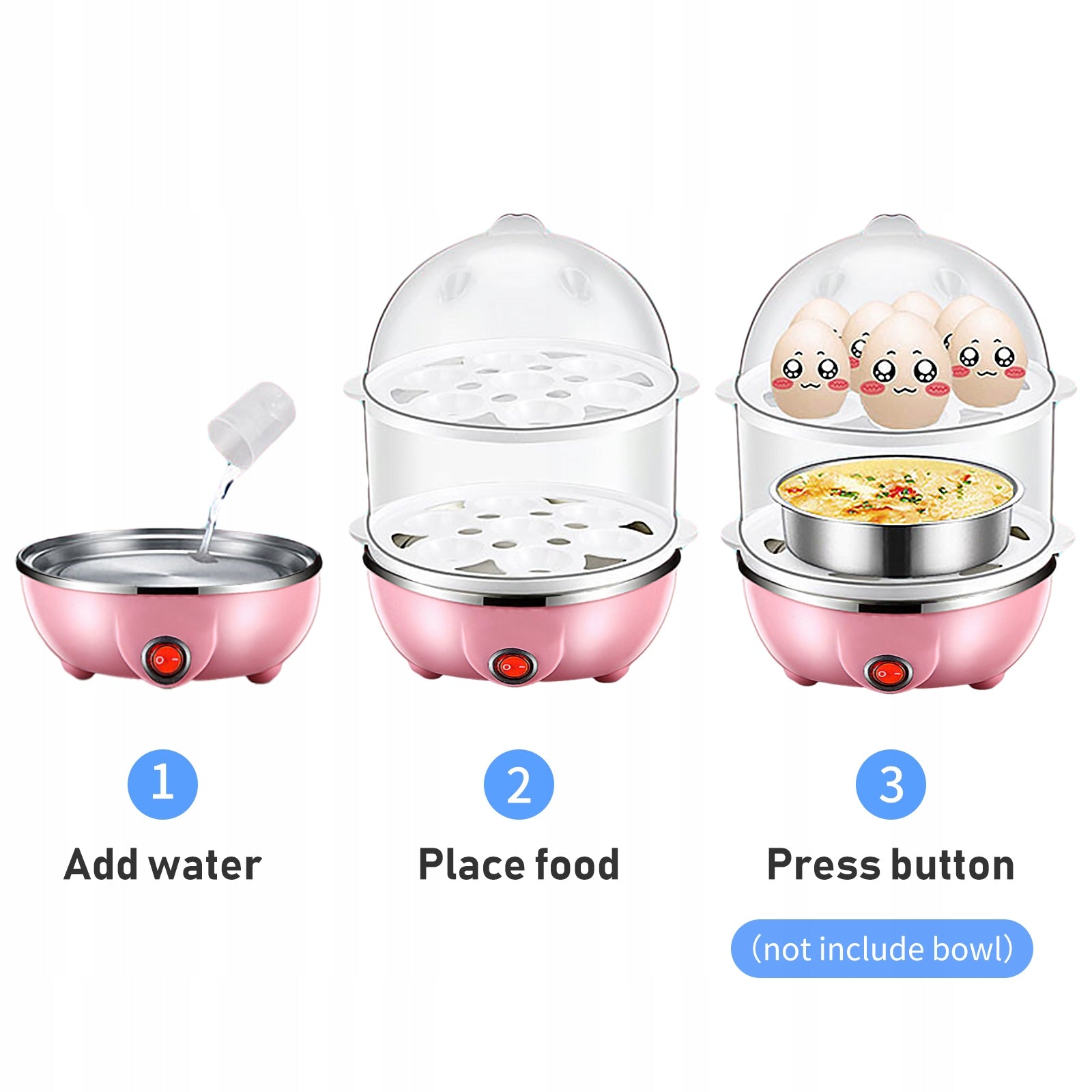 Egg Cooker 7 Hard Cooked Egg Capacity S8 Egg Cooker Brand no brand