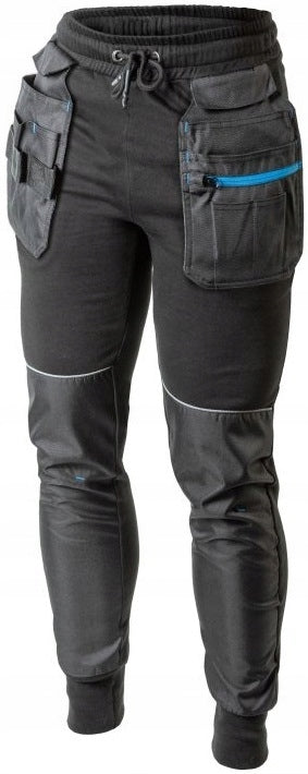 Elastic SWEATPANTS WORKING MEN'S tracksuitS REINFORCED VERY COMFORTABLE Season spring/fall
