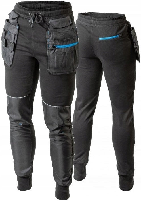 Elastic SWEATPANTS WORKING MEN'S tracksuitS REINFORCED VERY COMFORTABLE