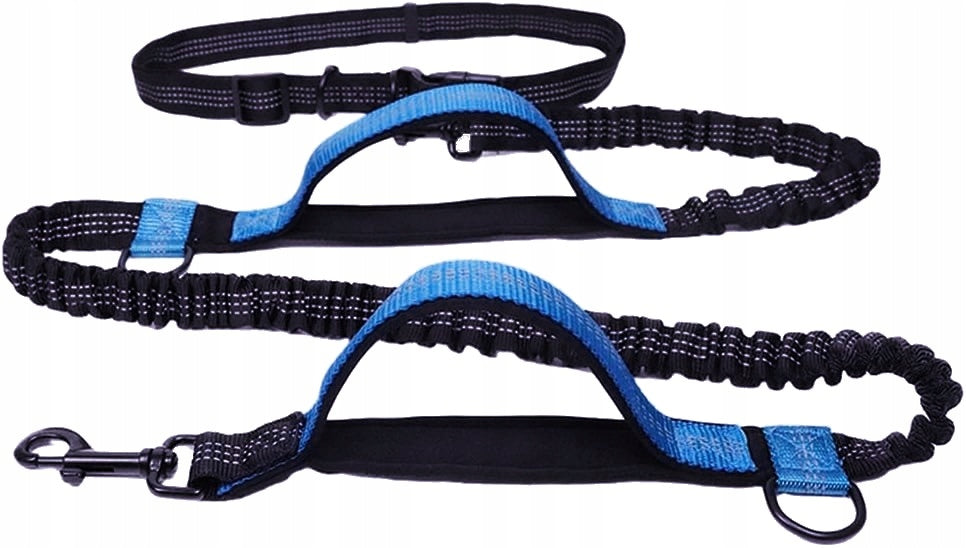 Elastic leash for running with a dog, 2m belt U001