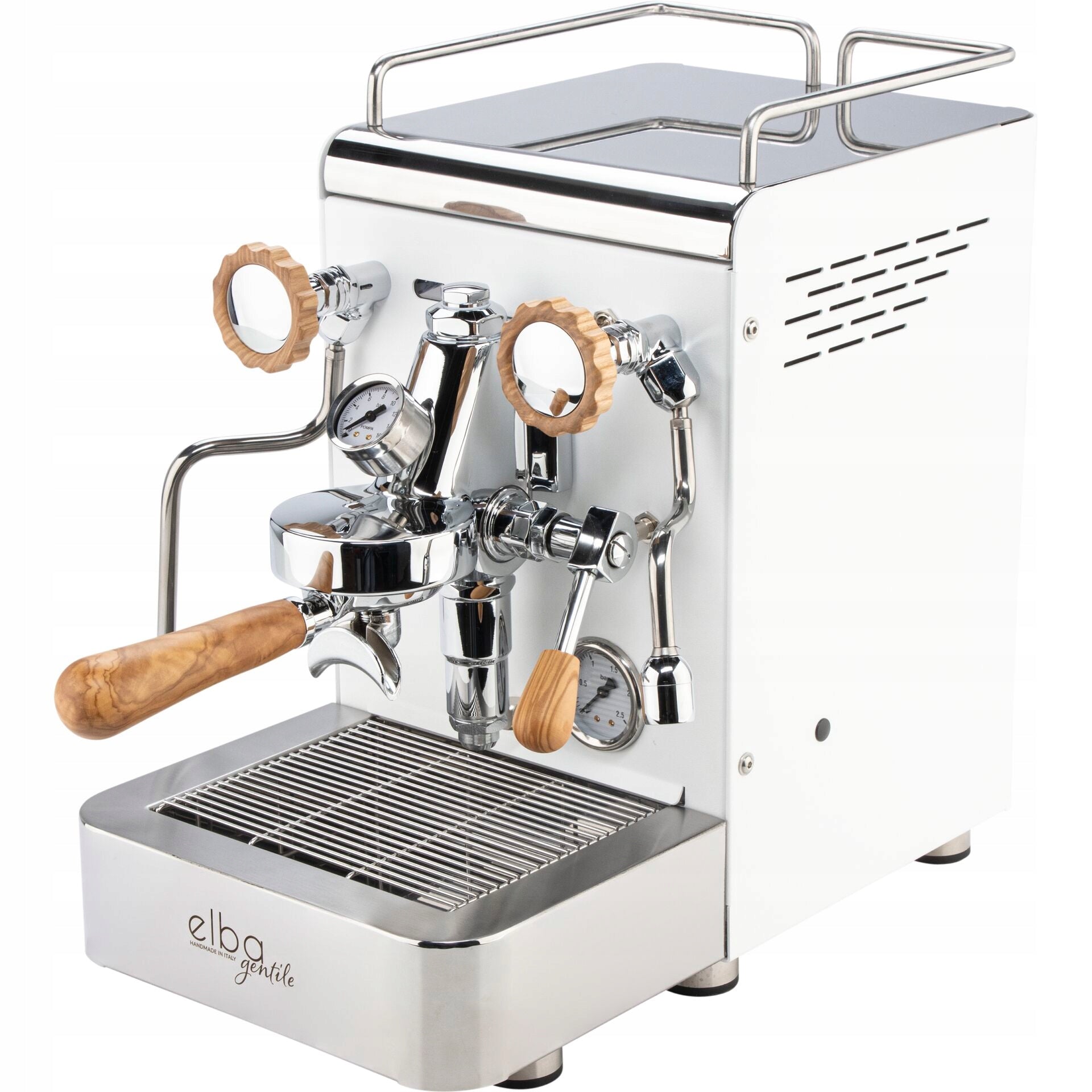 Elba Gentile white RAL9016 flask coffee maker