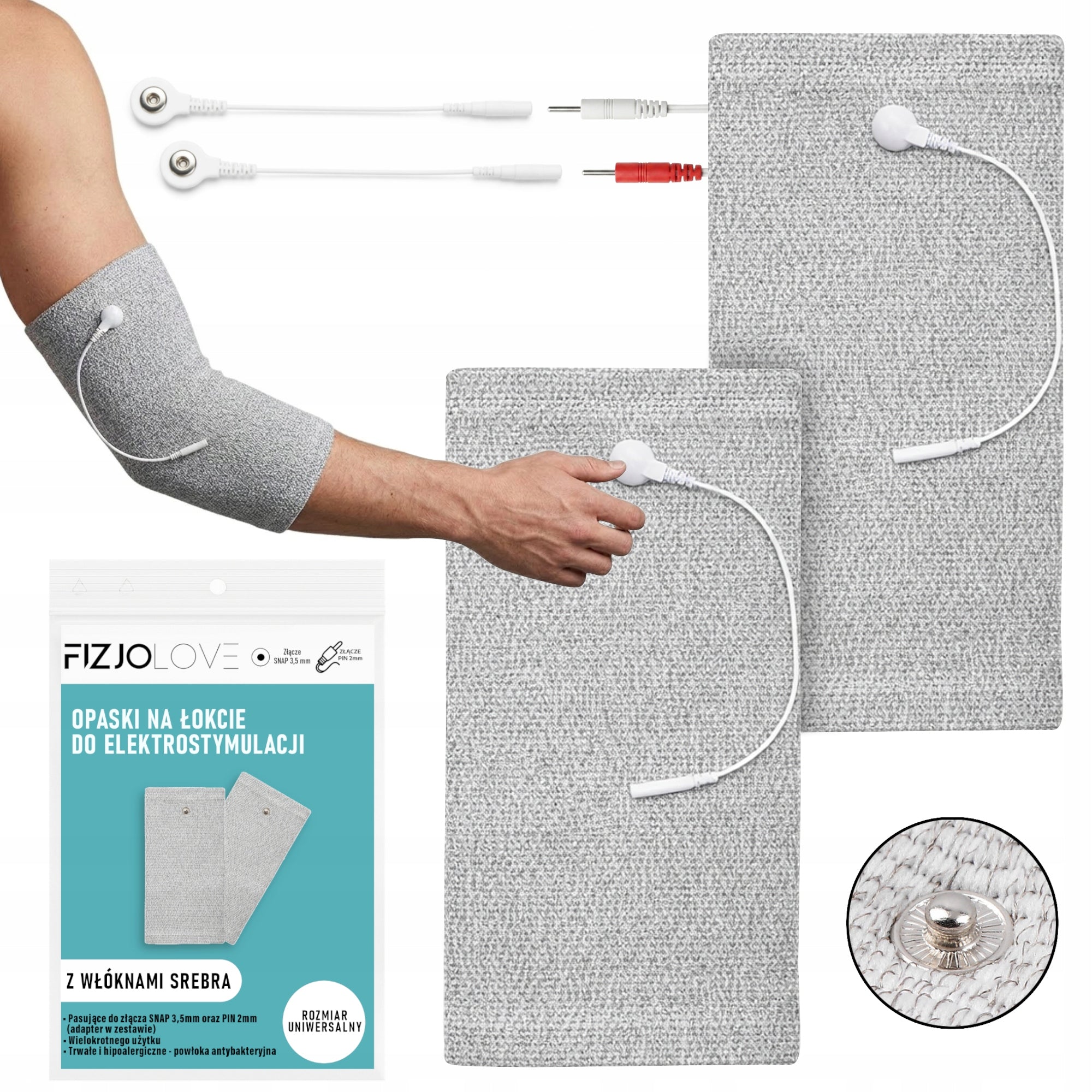 Elbow Bands for Electrostimulation Electrostimulator Tens Ems Band