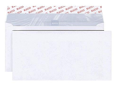 Elco 60281 Envelopes Dl without window, white, self-adhesive, 500 pcs.